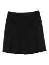 Our Legacy Girdle Pleated Mini Skirt In Black
