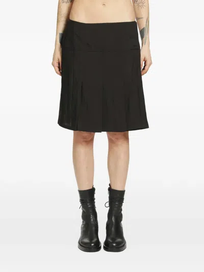 Our Legacy Girdle Skirt In Black