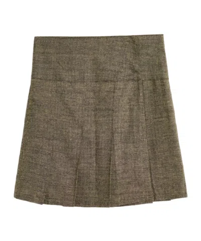 Our Legacy Girdle Skirt In Green