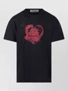 Our Legacy Mens Love Story Print Loose Love Graphic-print Cotton T-shirt In Blue