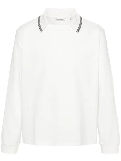 Our Legacy Graphic-print Cotton Sweatshirt In Neutrals
