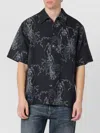 Our Legacy Mens Death Paisley Print Graphic-print Short-sleeve Cotton And Linen Shirt