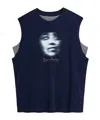 Our Legacy Navy Gravity Reversible Tank Top In Black