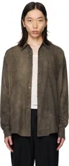 Our Legacy Cotton-wool Above Shirt In Neutral