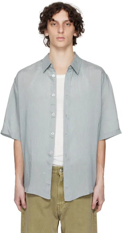 Our Legacy Gray Beyond Shortsleeve Shirt In Multi