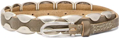 Our Legacy Gray Billow Belt