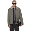 Our Legacy Wool Blend Single Breasted Coat In Gray