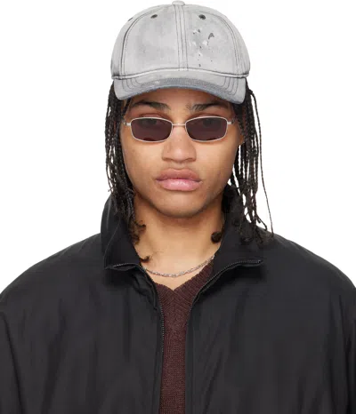 Our Legacy Gray Faded Ball Cap