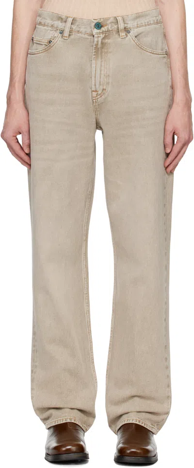 Our Legacy Grey Formal Cut Jeans In Wet Sand Dye Wash