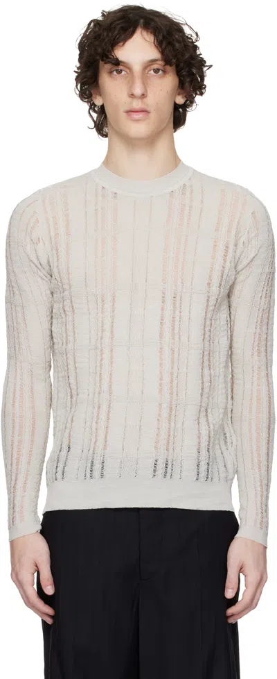 Our Legacy Gray Formal Sweater