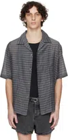 Our Legacy Heusen Checked Cotton And Silk Bowling Shirt