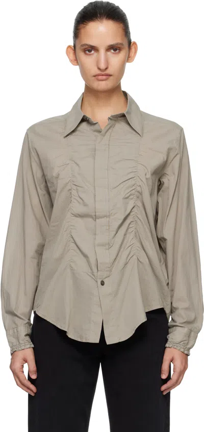 Our Legacy Gray Jumble Shirt