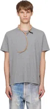 Our Legacy Gray New Box T-shirt In Gray