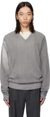 Our Legacy Gray Parallel Sweater In Gray