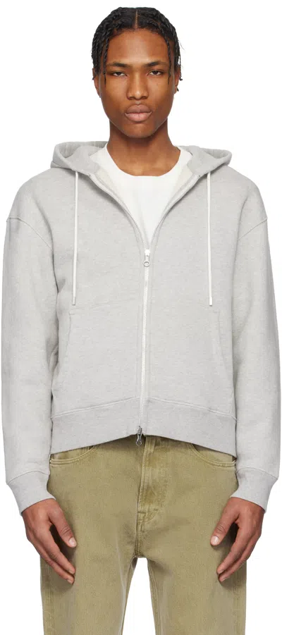 Our Legacy Gray Rascal Hoodie In Grey Melange Victory