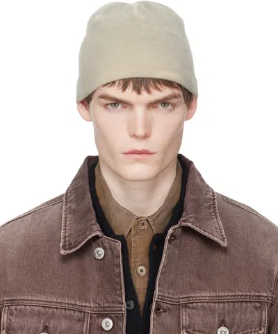Our Legacy Gray Spray-dyed Beanie In Neutral