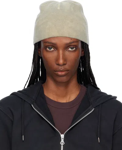 Our Legacy Gray Spray-dyed Beanie In Neutral