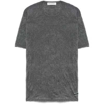 OUR LEGACY GRAY T SHIRTS