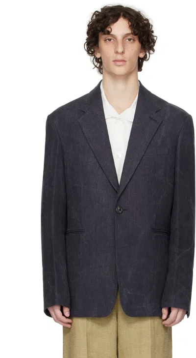 OUR LEGACY GRAY UNCONSTRUCTED SHINJUKU BLAZER