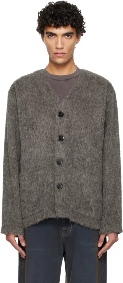 Our Legacy Gray Wool Cardigan