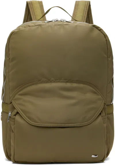 Our Legacy Green Grande Volta Backpack In Gray