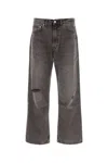 Our Legacy Grey Denim Their Cut Jeans In Gray