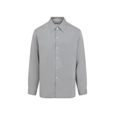 Our Legacy Grey Every Lyocell Shirt In Gray
