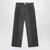 Our Legacy Fatigue Cut High-rise Wide-leg Jeans In Green