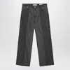 Our Legacy Fatigue Cut High-rise Wide-leg Jeans In Gray