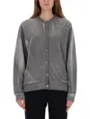 Our Legacy Grey Solid Crew Neck Sweater In Grey