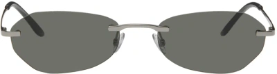 Our Legacy Gunmetal Adorable Sunglasses In Trinity Black