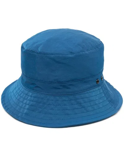 Our Legacy Cotton-blend Bucket Hat In Blue