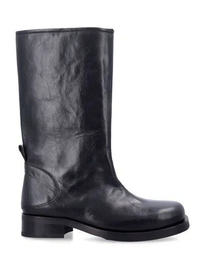 Our Legacy Haul Camion Leather Ankle Boots In Black