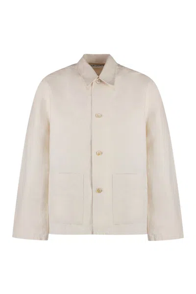 Our Legacy Haven Cotton Overshirt In Neutral