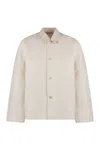 Our Legacy Haven Cotton-blend Overshirt In Beige