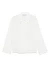 Our Legacy Haven Shirt Jacket - Men's - Polyamide/cotton/viscose/mother Of Pearl In White