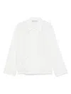 Our Legacy Haven Shirt Jacket - Men's - Polyamide/cotton/viscose/mother Of Pearl In White