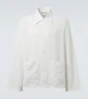 Our Legacy Haven Striped Overshirt In White