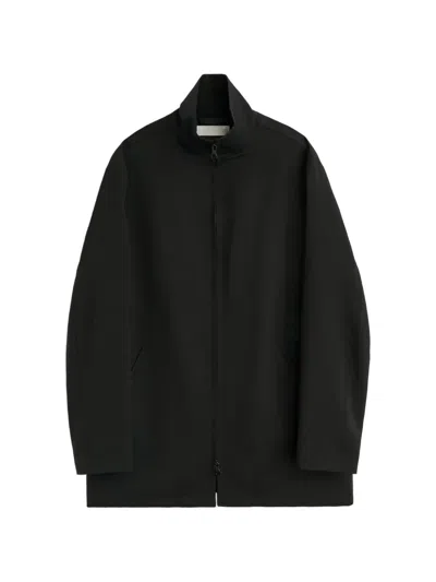 Our Legacy Helm High-neck Zip-up Jacket In Black