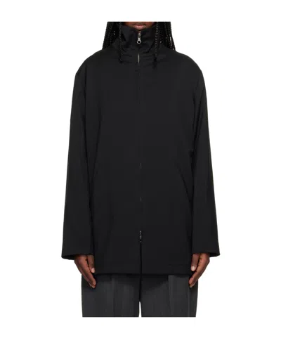 Our Legacy Helm Wool Long-sleeve Casual Jacket In Black