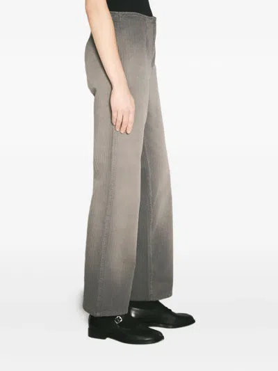 Our Legacy Herringbone Trousers In Brown