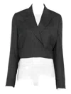 Our Legacy Herringbone Wool Jacket In Gray