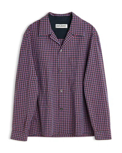 OUR LEGACY HEUSEN LONG SLEEVE BUTTON FRONT SHIRT