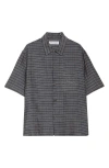 Our Legacy Heusen Checked Cotton And Silk Bowling Shirt