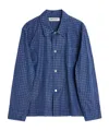 Our Legacy Long Sleeve Button Front Box Shirt In Blue