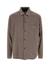 Our Legacy Checked Long Sleeve Shirt With Chest Pocket In Brown