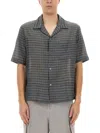 Our Legacy Heusen Shirt Shortsleeve In Grey