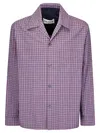 Our Legacy Heusen Convertible-collar Checked Cotton Shirt In Venice Check