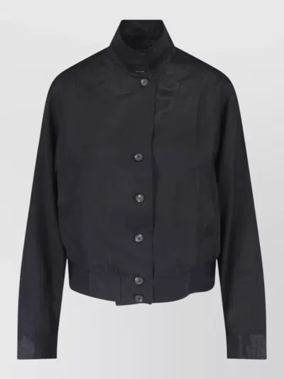 Our Legacy High Collar Coat Long Sleeves Button Cuffs