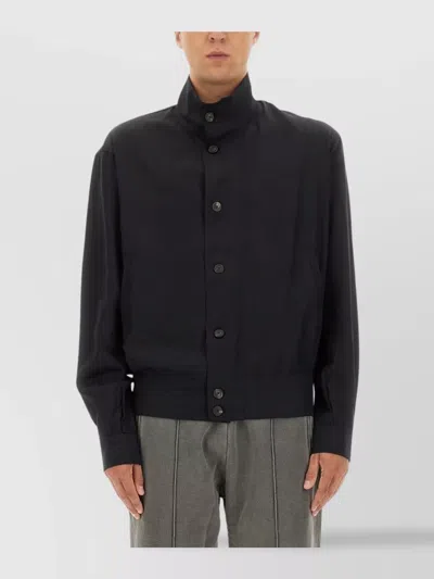 OUR LEGACY HIGH COLLAR LONG SLEEVE JACKET WITH POCKETS
